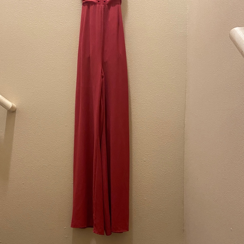 Pink Lush lace back jump suit - Picture 3 of 6